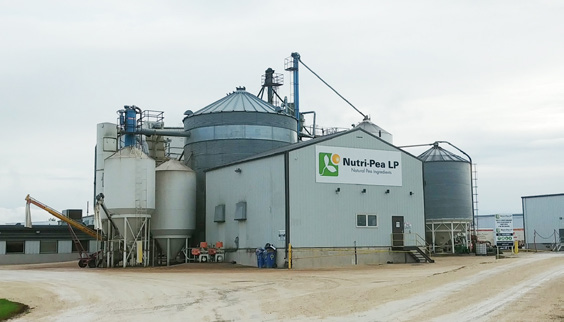 Nutri-Pea manufacturing plant