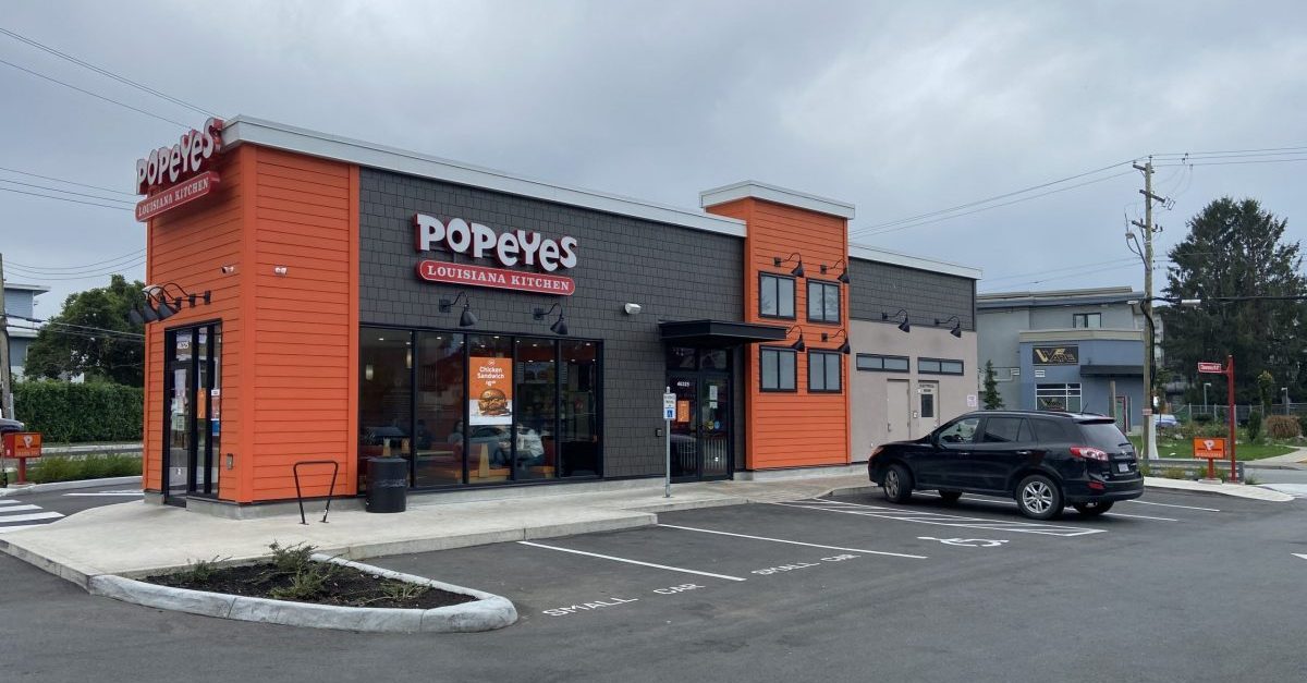 Popeyes restaurant Chilliwack
