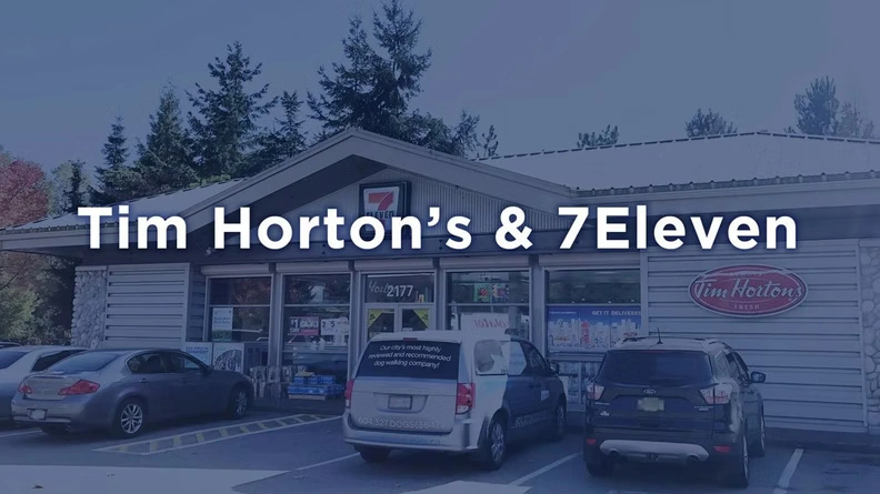 Tim Hortons and 7-Eleven co-branded store